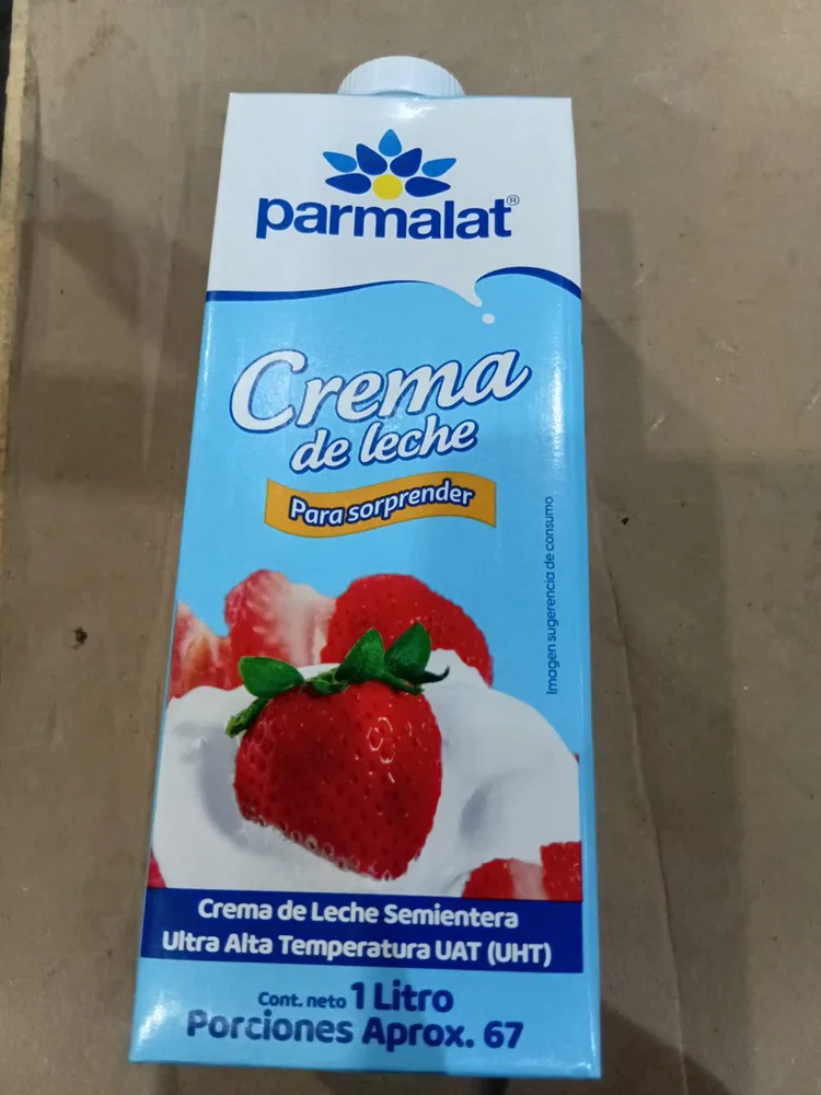 Crema de Leche Parmalat T-Brik-Sleemx1Lt