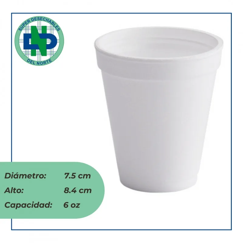 Vaso 6oz Icopor Darnel x20u D690601NL