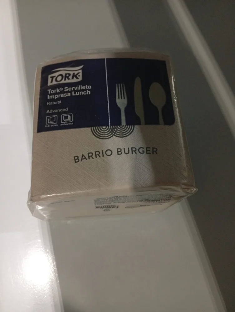 Serv. Nat Barrio Burguer 25x25x200u72701