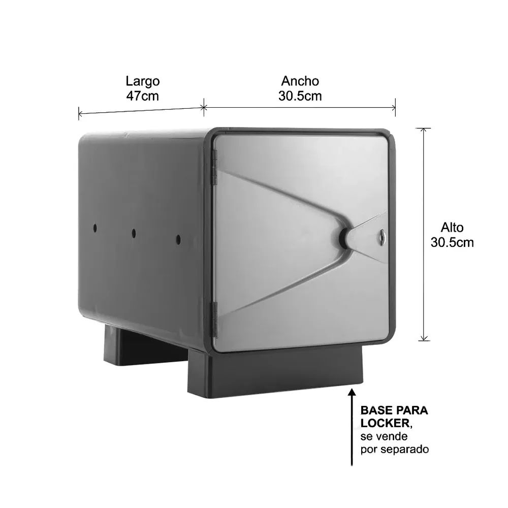 Puerta Locker 30cm Gris 4-1009272