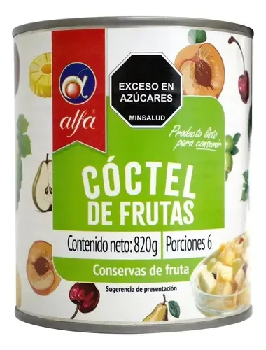 Coctel de Frutas Alfa x820gDre500g
