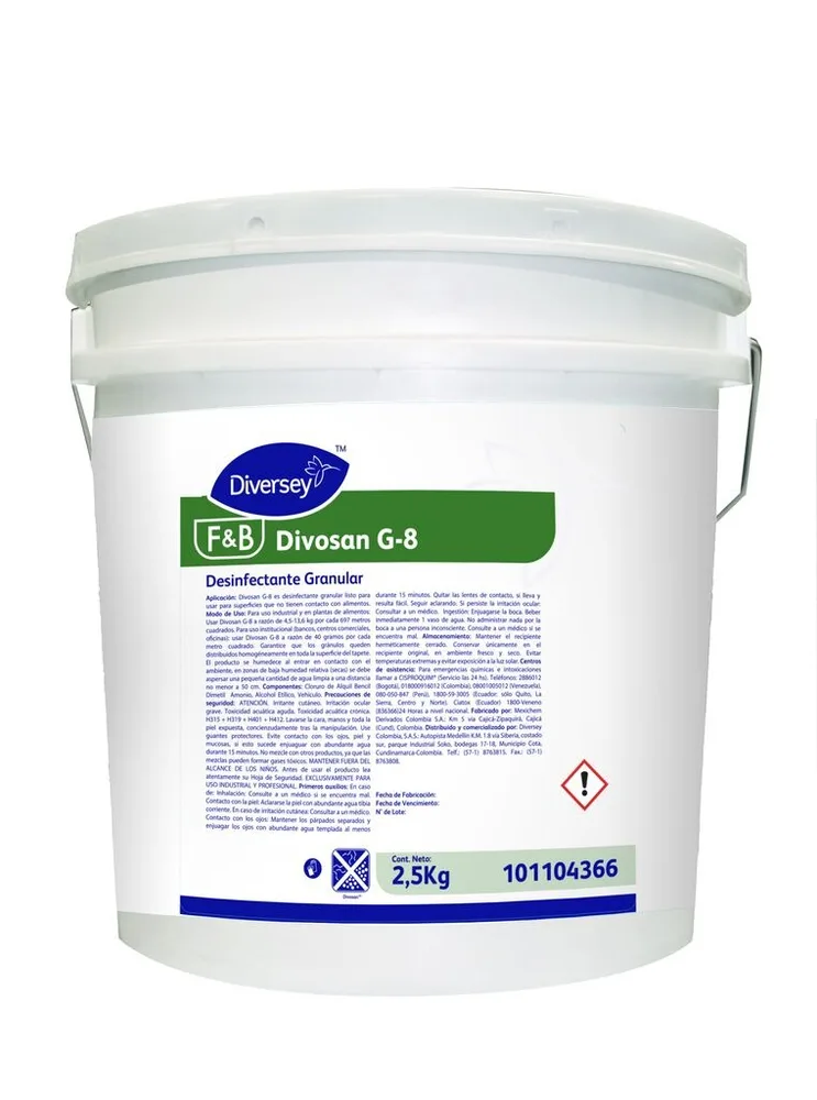 Desinfectante Divosan G8 x25KgAV65157