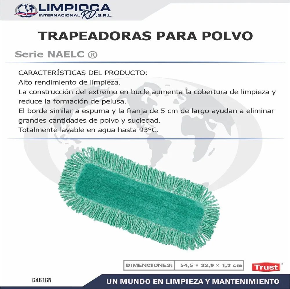 Mopa Polvo Verde Fleco 121cmFGQ44900GR00