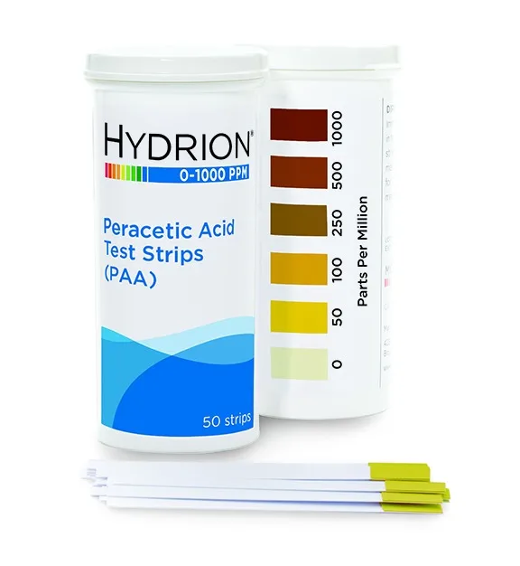 Tirilla Paper Peracetic Acid 0-1000 Ppm