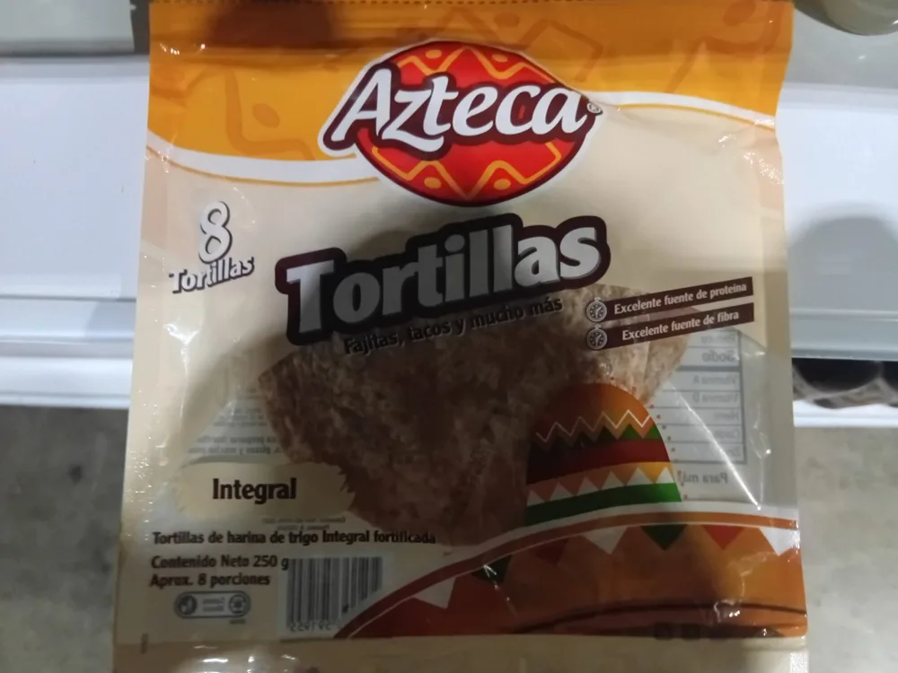 Tortilla Integral 8ux16cmx250g