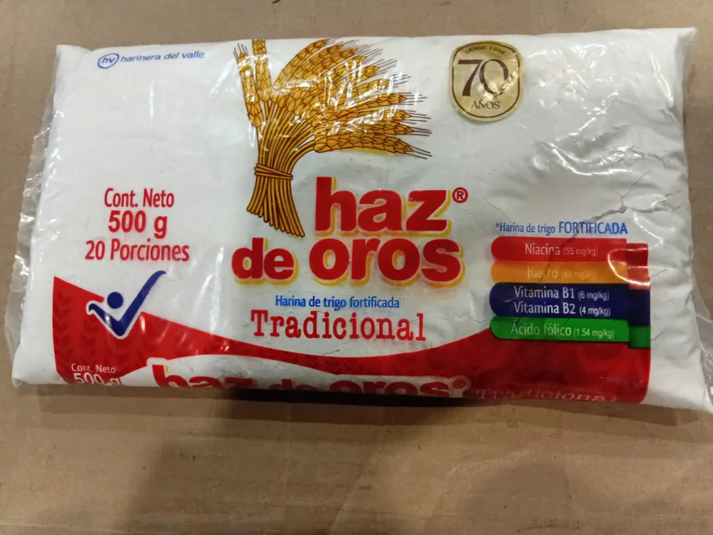 Harina de Trigo Haz de Oros Bolsax500g