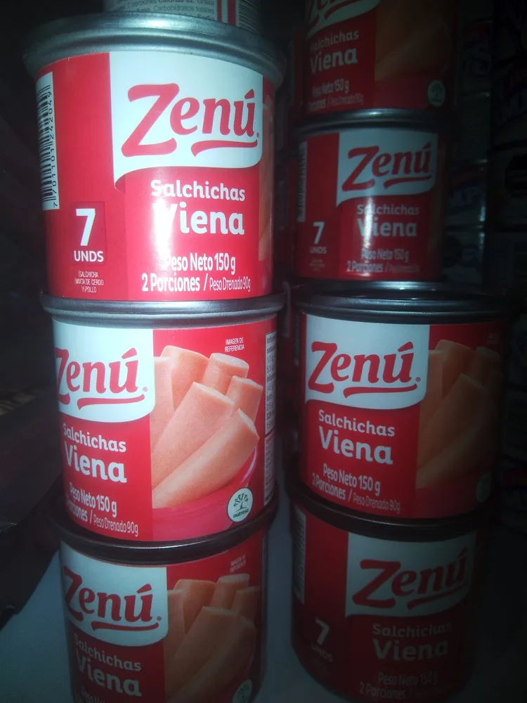 Salchicha Viena Roja Zenu x150g 3707