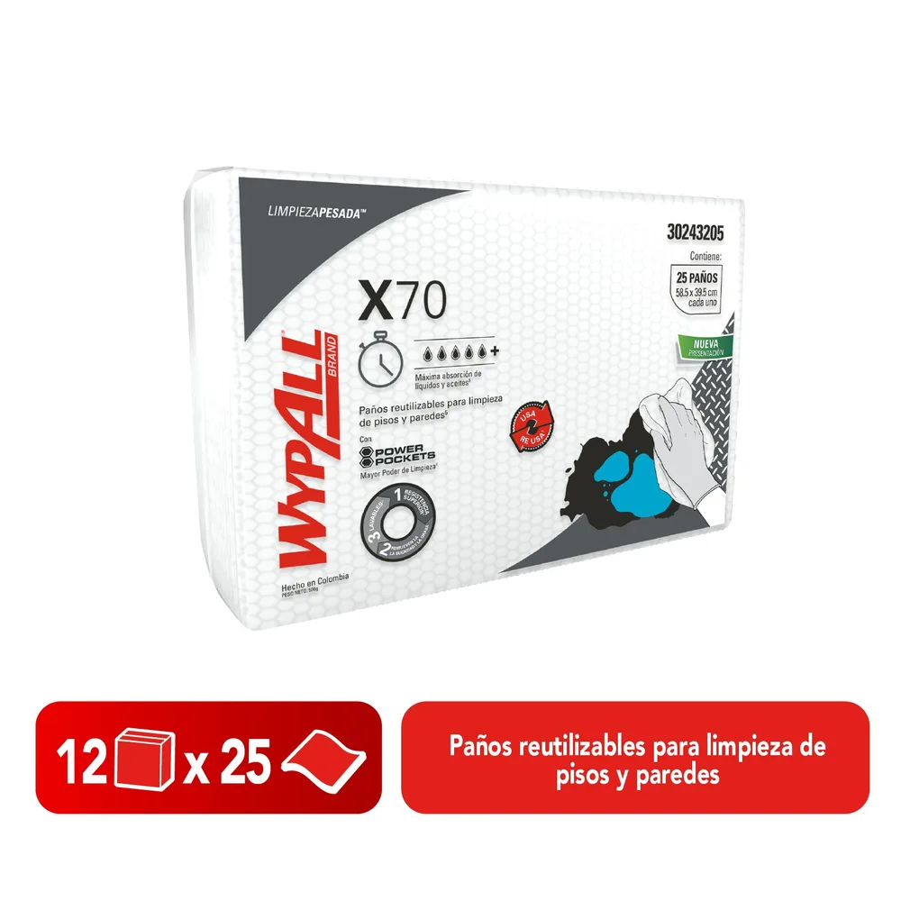 Wypall X70PredoblConPowerPocktesx25 3205