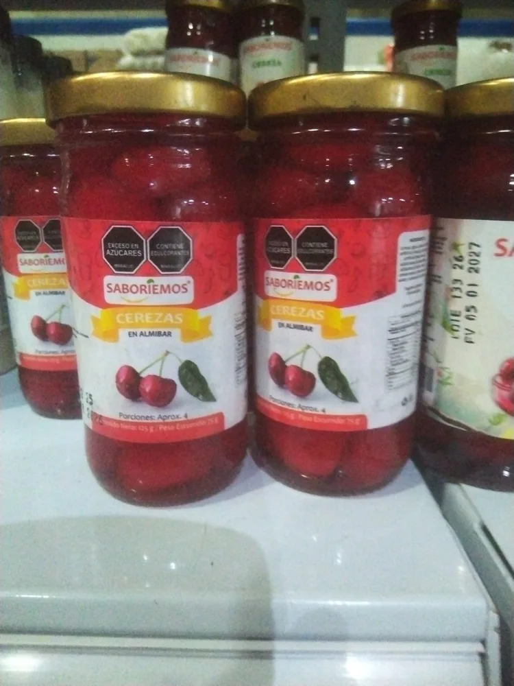 Cereza En Almibar Saboriemos Vidriox125g