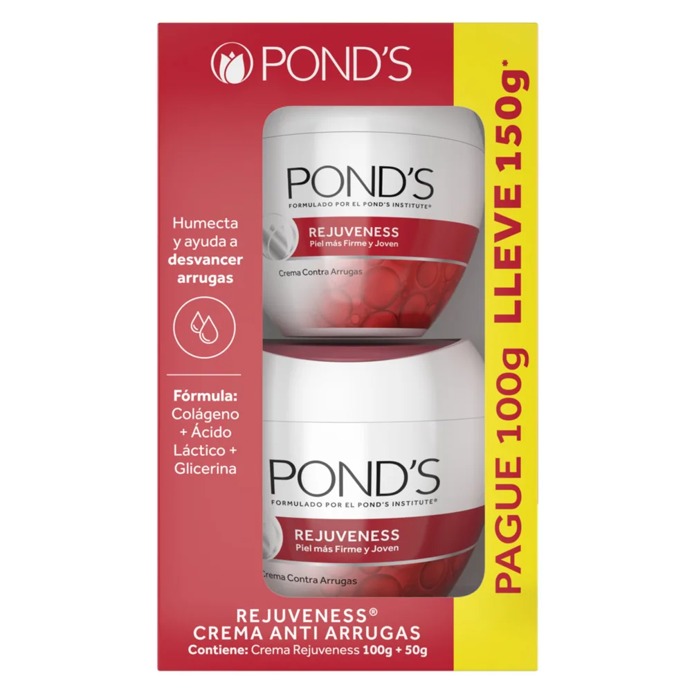 Ponds Cr Rejuveness 6X100g+Reju 50g
