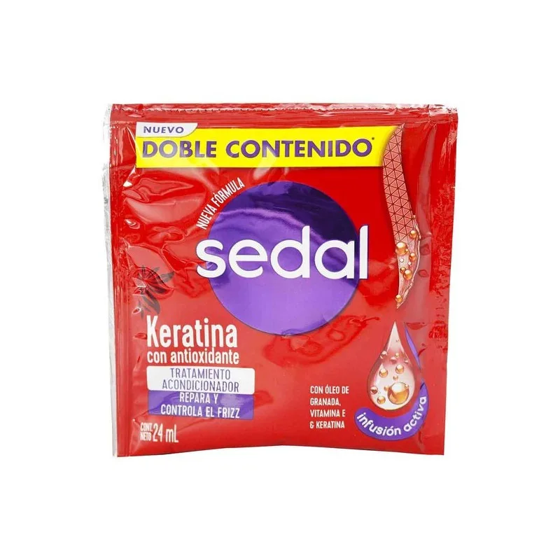 Sedal Sh Keratina Antiox 40x12x24ml