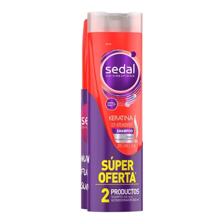 Sedal Sh Keratina C/Antiox 12x340ml