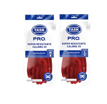 Guante Task Pro Cal 25 Rojo Talla L
