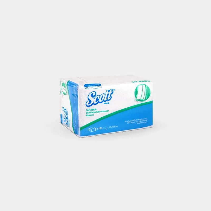 Serv. Scott Cafet Blanc x100u 2045