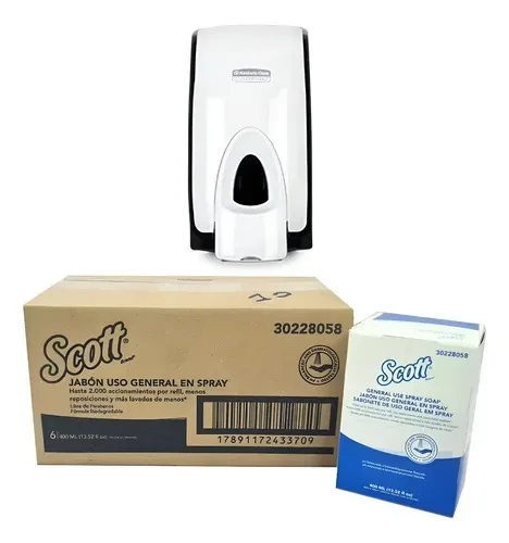 Dispensador Jabon Spray Scottx400ml 7695