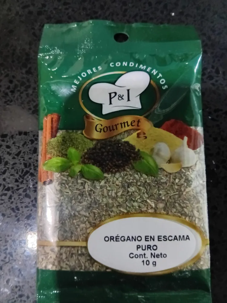Oregano En Escama P&l Gourm Bolsx10g
