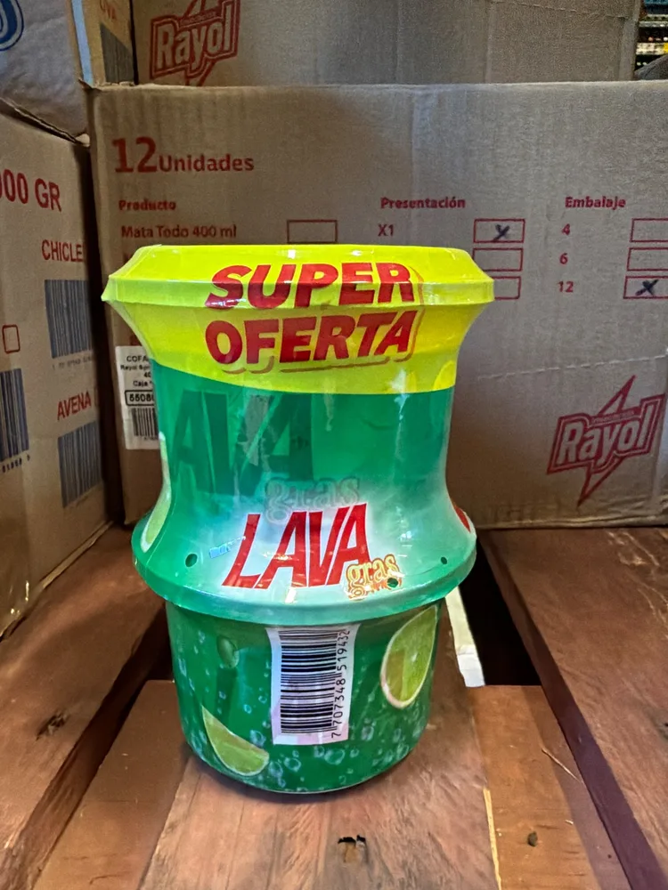 Oferta Lavaloza Lavagras 500+500 Limon