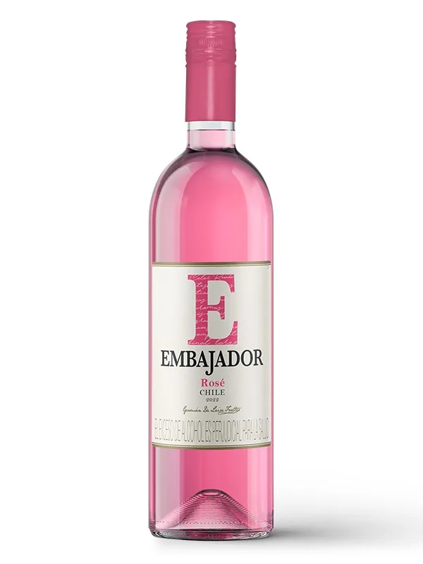 Vino Chileno Embajador Rose Vidriox750ml