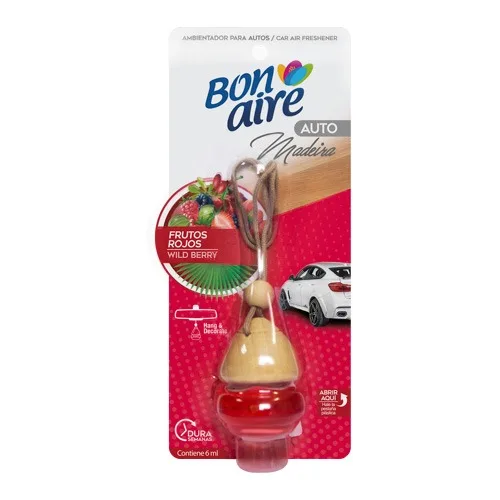 Ambientador Auto Bonaire FrutosRojosx6ml