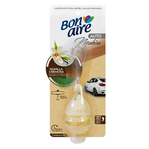 Ambientador Auto Bonaire VainilCremox6ml