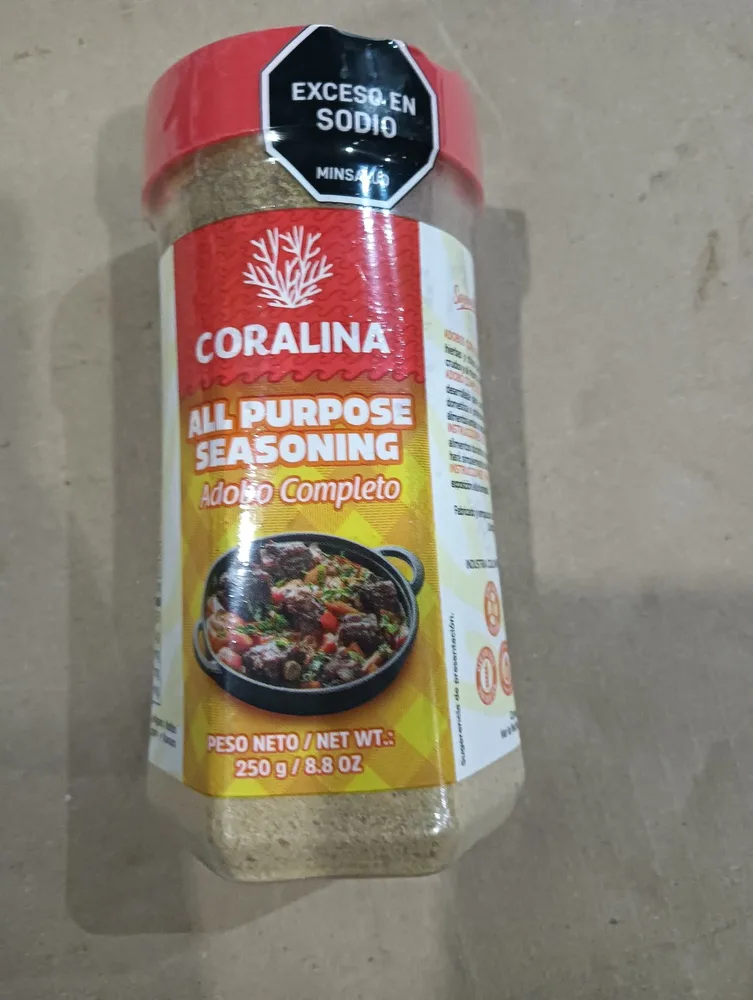 Adobo Completo Coral Salero x250g