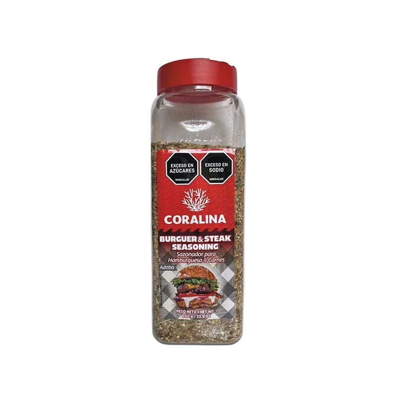 Sazonador Hamburg&Carne Coral Condix650g