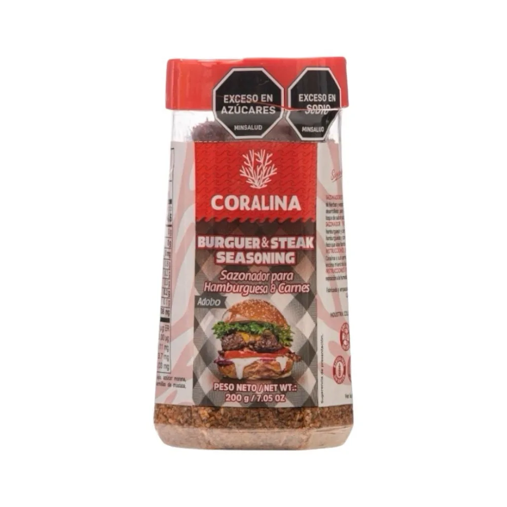 Sazonador Hamburg&Carne Coral Salerx200g