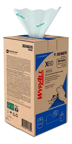 Wypall X60 Verd Autodisp Roll x150u 6078