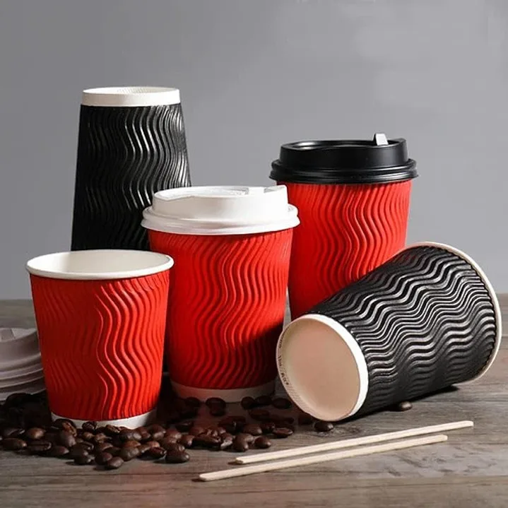 Vaso 8ozPapel MocaProtBebCal Paquetex25u