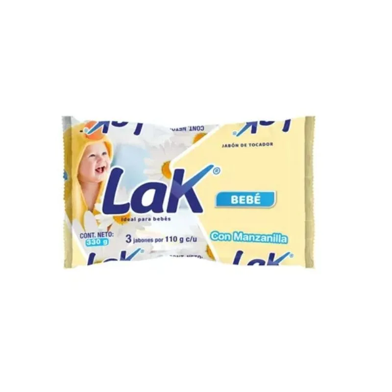 Jabon Bebe Lak 3ux110g