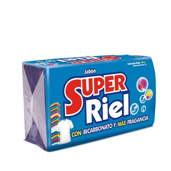 Jabon Barra Super Riel x400g