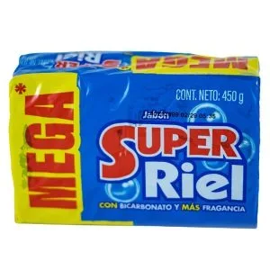 Jabon Barra Mega Super Riel x450g