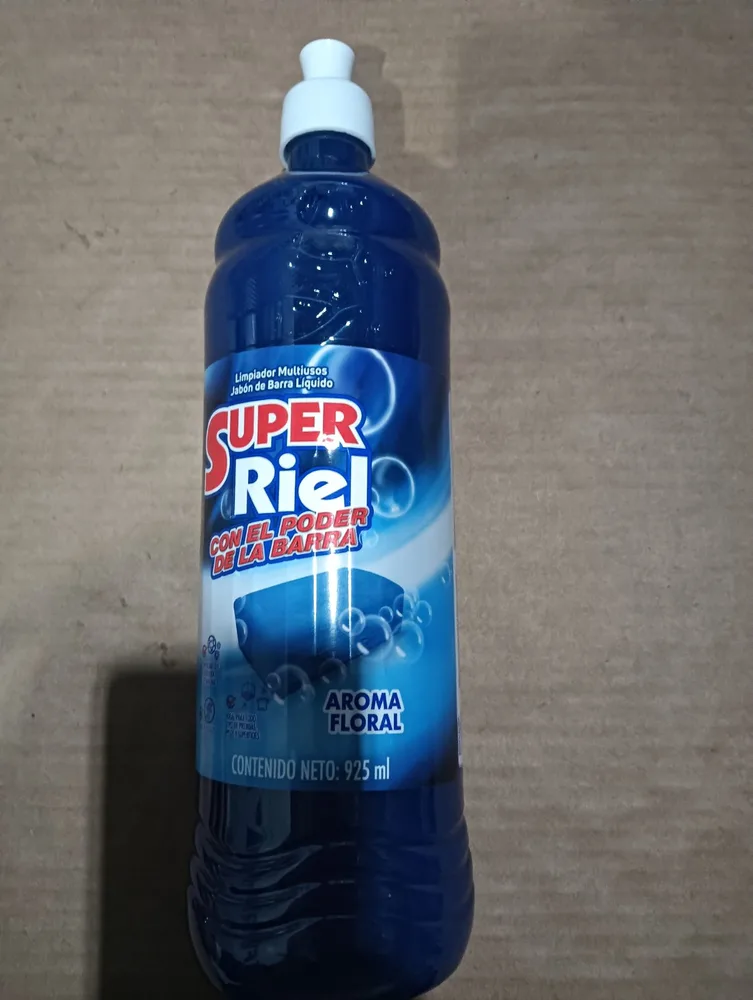 Jabon De BarraLiquidSuper Riel Petx925ml