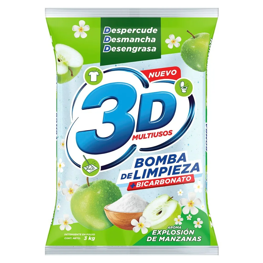 3D Pvo Multiusos Manzana Pr Nal 22X500G