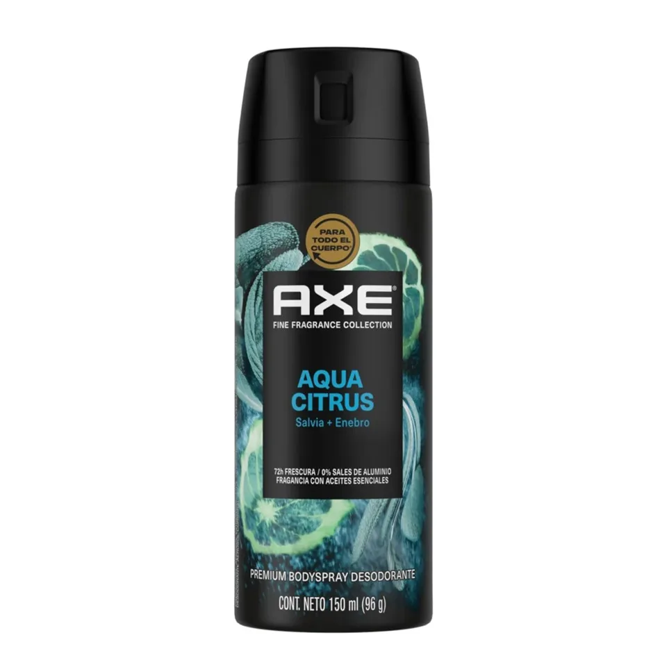 Axe Deo Aer Bs Aqua Citrus 12X96G/150Ml