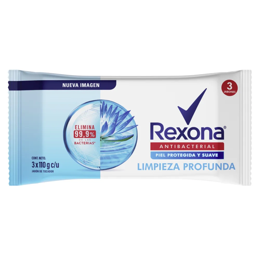 Rexona Jab Antib Limpieza Prof 72X110G