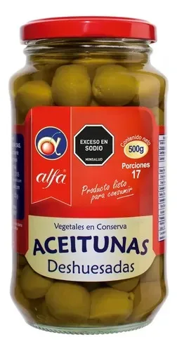 Aceituna Deshue Alfa Frascox500g Dre470g