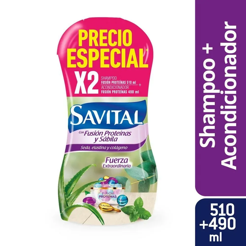 Savital Sh Fusion Proteinas 12X350Ml