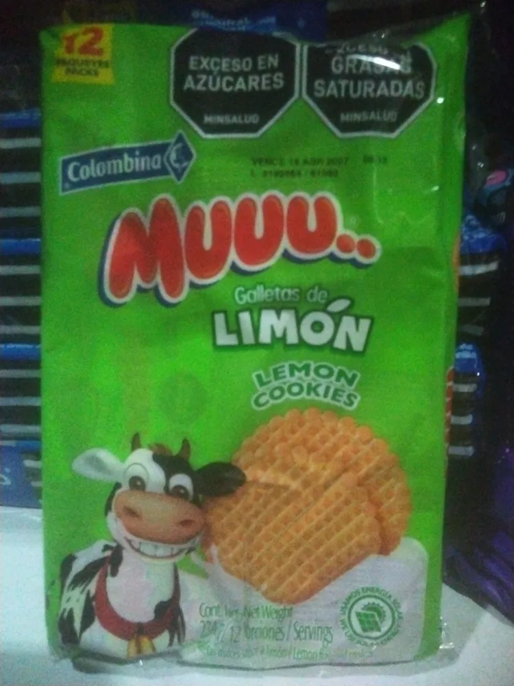 Galleta Limon Muuu 12ux19.5g 20896