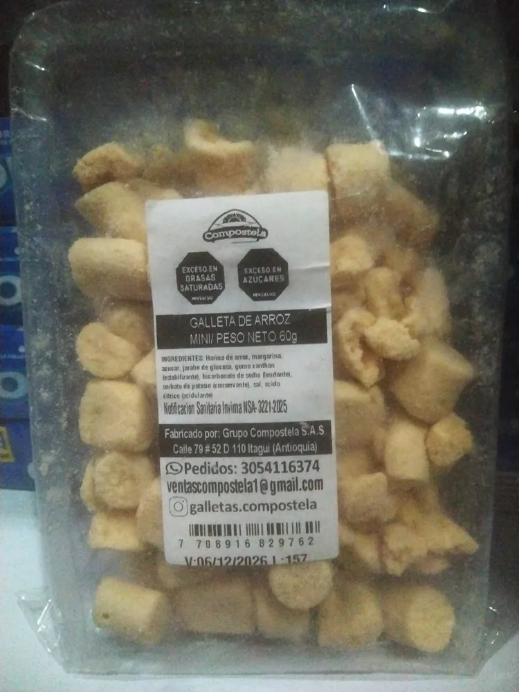 Galleta Arroz Compostela x90u x300g