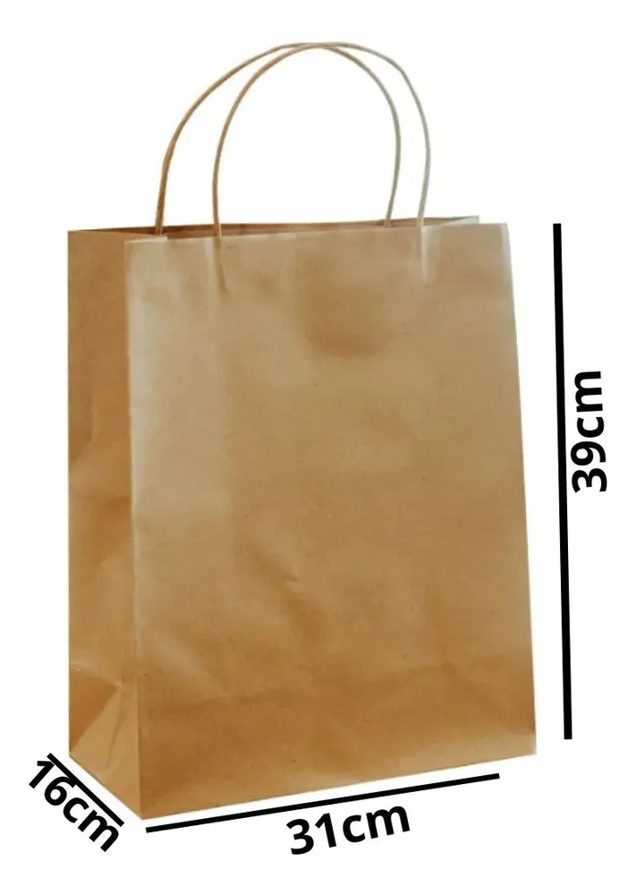 Bolsa PapKraft1/6S/Man31x39x17x50u Zacat