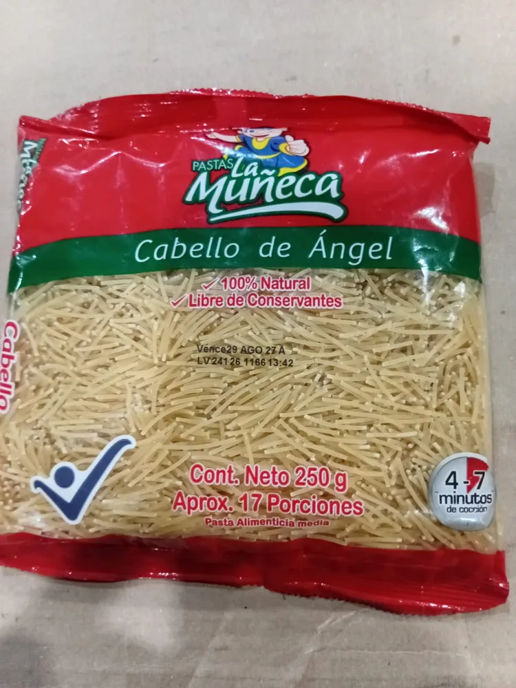 Pasta Cabello de Angel La Muñeca x250g