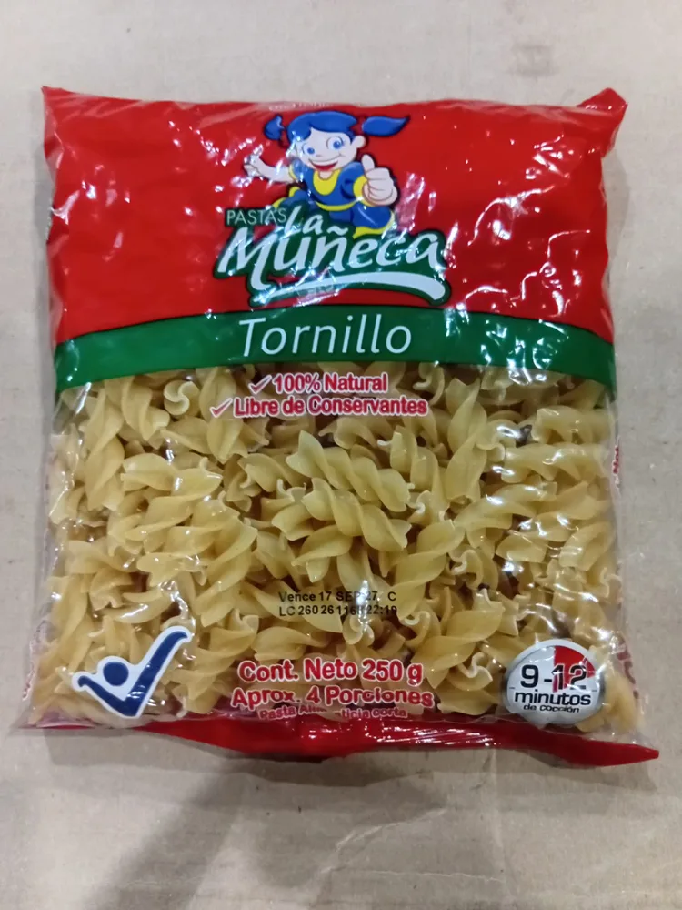 Pasta La muñeca Tornillo x 250g