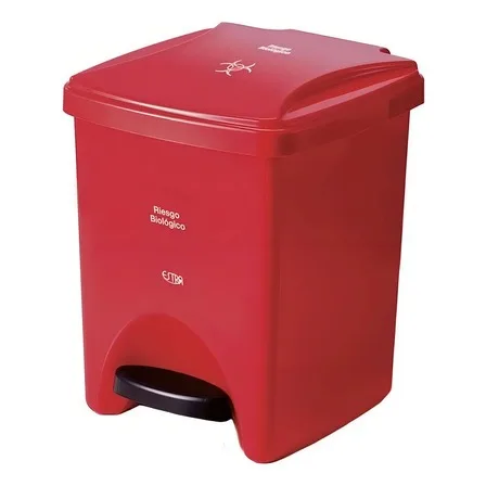 Papelera Pedal 20L Riesgo Bio 4-1002152