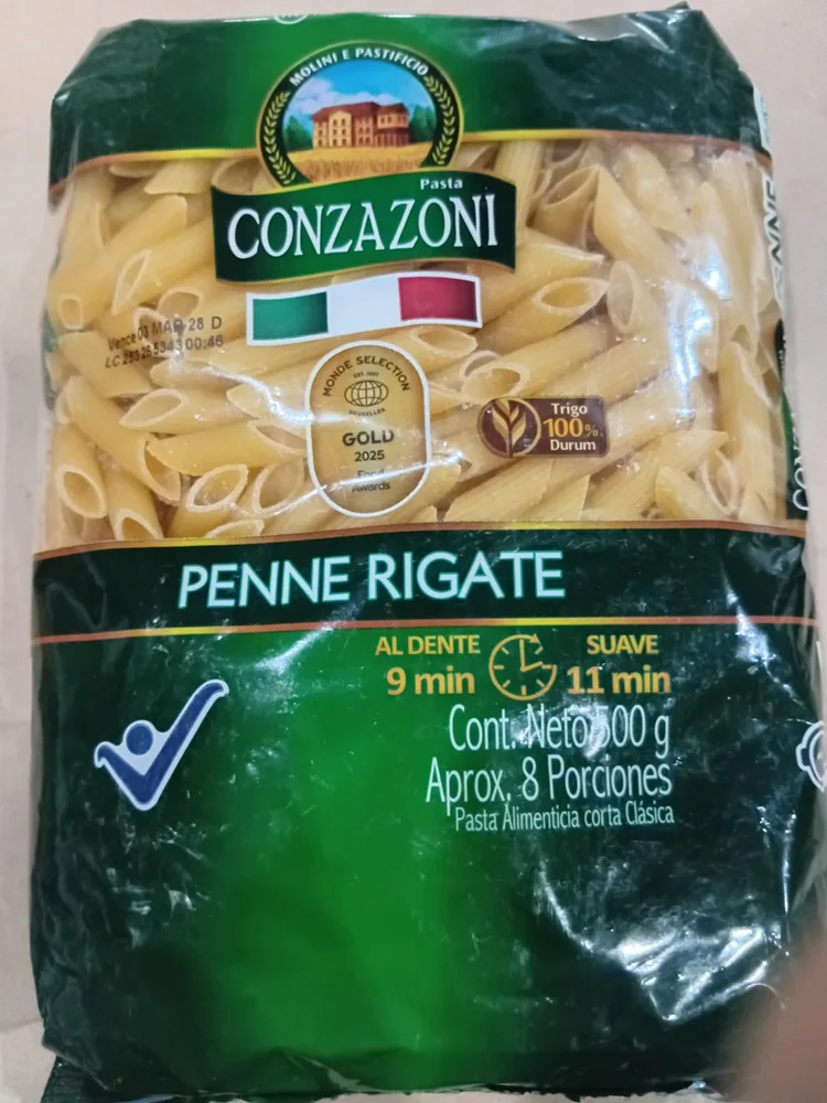 Pasta Conzazoni Penne Rigate x500g
