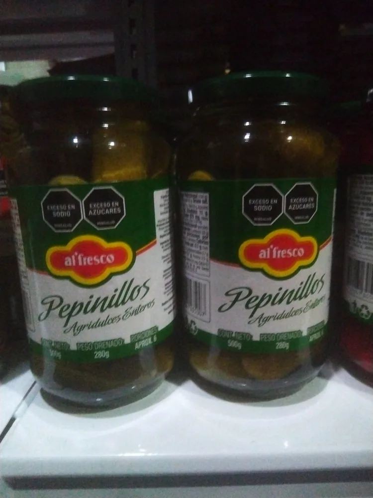 Pepinillos  AgridulEnteAlfrex500g Dr280g