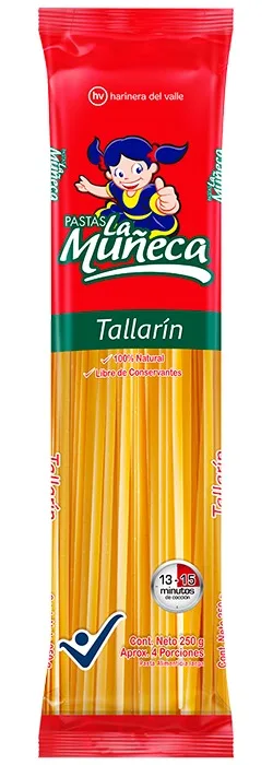 Pasta Tallarin La Muñeca Clasico x250g