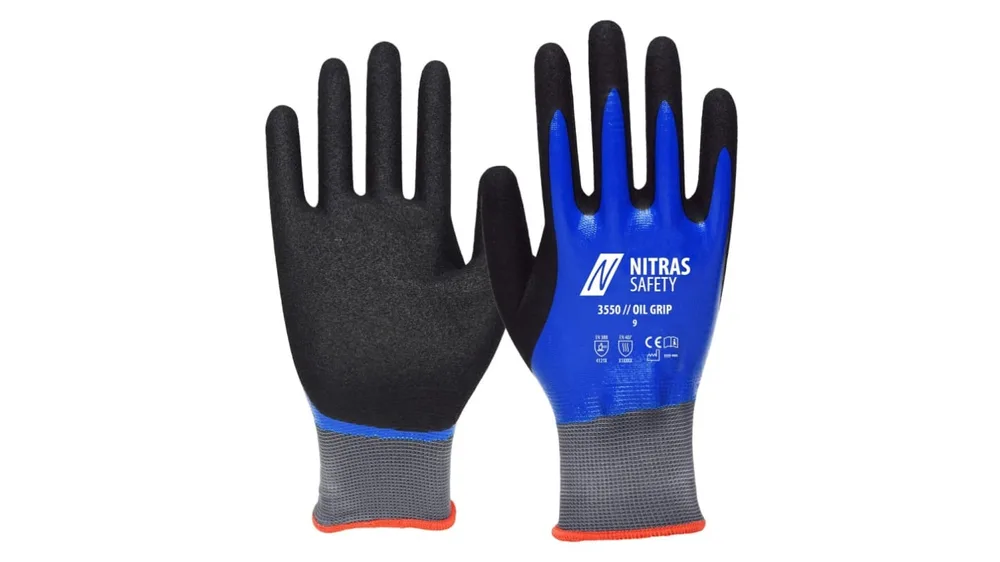 Guante Nitrilo C/Flock Talla 9